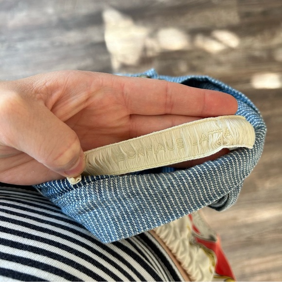 Eckhaus Latta Blue Pinstripe Inside Out Pants - Picture 5 of 6